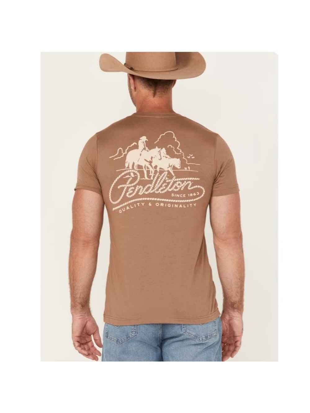 PENDLETON MEN'S BOOT BARN EXCLUSIVE LASSO GRAPHIC T-SHIRT size M